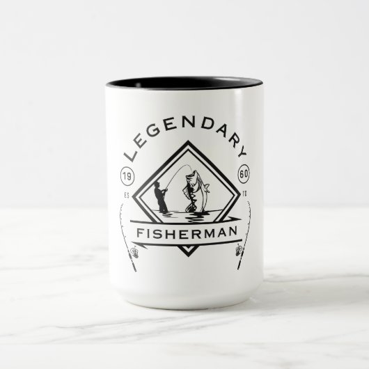 Legendary Fisherman Established 1960 Tasse (Zentrum)