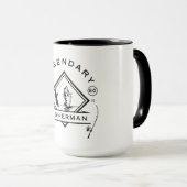 Legendary Fisherman Established 1960 Tasse (VorderseiteRechts)