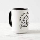 Legendary Fisherman Established 1960 Tasse (Vorderseite Links)