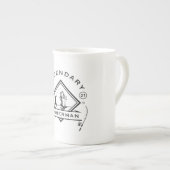 Legendary Fisherman Established 2021 Porzellantasse (Vorderseite Rechts)