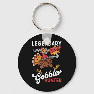 Legendary Gobbler Hunter Funny Turkey Jagd Schlüsselanhänger