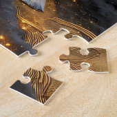 Legendary Gold Armored Horses of Fire Jigsaw Puzzl Puzzle (Seite)