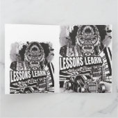 LEGENDARY GORILLA LESSONS LEARN GREETING CARD  KARTE (Innenseite)
