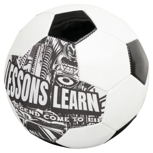 LEGENDARY GORILLA LESSONS LEARN SOCCER BALL (Dreiviertel)