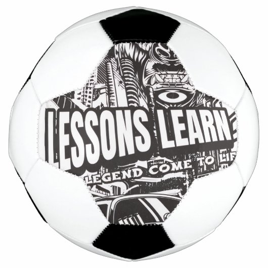 LEGENDARY GORILLA LESSONS LEARN SOCCER BALL (Vorderseite)