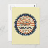 legendary grandpa postkarte (Vorne/Hinten)