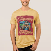 Legendary Hotrod Hooligans - Retro Tri-Blend Shirt (Vorderseite)