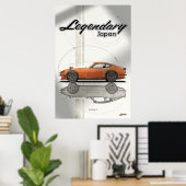 Legendary Japan Fairlady Z 240z S30 Poster (Heimbüro)