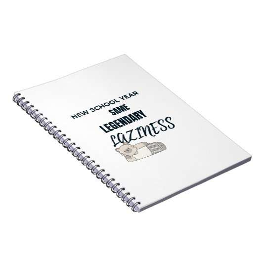 Legendary Laziness Notebook Notizblock (Rechte Seite)