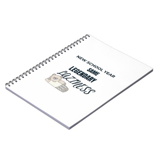 Legendary Laziness Notebook Notizblock (Linke Seite)