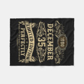 Legendary Man Born December 1990 35th Birthday Fleecedecke (Vorderseite (Horizontal))