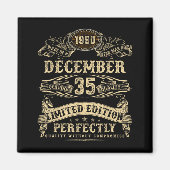 Legendary Man Born December 1990 35th Birthday Magnet (Vorne)