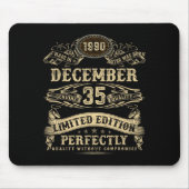 Legendary Man Born December 1990 35th Birthday  Mousepad (Vorne)