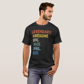 Legendary Phantastisch Epic Seit April 1959 Geburt T-Shirt (Vorne ganz)