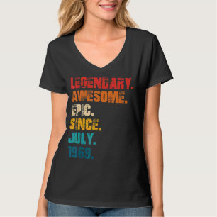 Legendary Phantastisch Epic Seit Juli 1969 Retro S T-Shirt