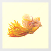 Legendary Phoenix Bird Fensteraufkleber (Blatt)