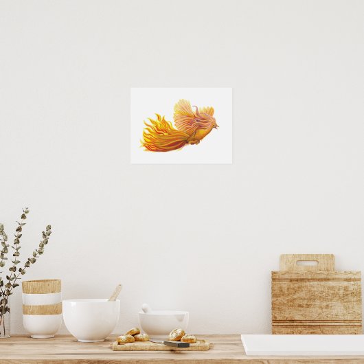 Legendary Phoenix Bird Poster (Küche)