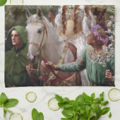 Legendary Queen Guinevere (by John Collier) Geschirrtuch (Gefaltet)