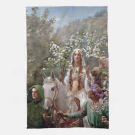 Legendary Queen Guinevere (by John Collier) Geschirrtuch