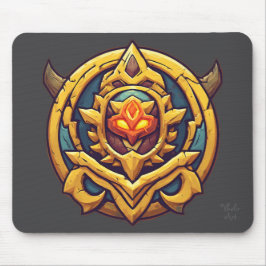 Legendary Rank Gamer Emblem Mousepad