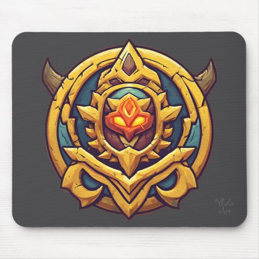 Legendary Rank Gamer Emblem Mousepad (Vorne)