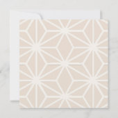 Legendary Red Belt Judo Bear – Baby Shower Einladung (Rückseite)