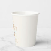 Legendary Red Belt Judo Bear – Baby Shower Pappbecher (Links)