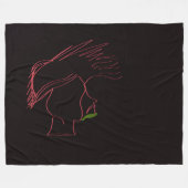 Legendary Rockstar Fleece Blanket (Vorderseite (Horizontal))
