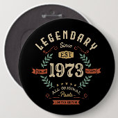 Legendary Seit 1973 Limited Edition | Birthday Gi Button (Vorne & Hinten)