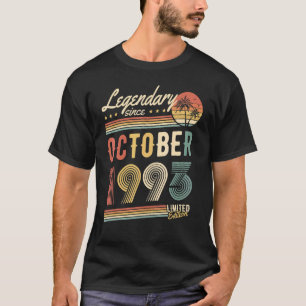 Legendary Seit Oktober 1993 u2013 Happy Birthday T-Shirt