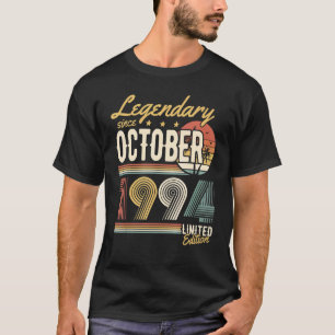 Legendary Seit Oktober 1994 u2013 Happy Birthday T-Shirt