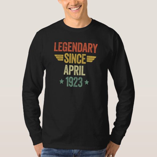 Legendary Since April 1923 T-Shirt (Vorderseite)