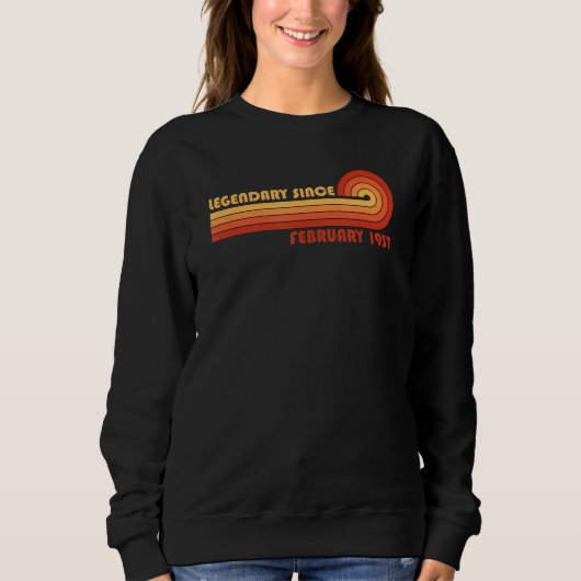 Legendary Since February 1937 Sweatshirt (Vorderseite)