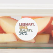 Legendary since January 1972 Etiketten (Befestigt)