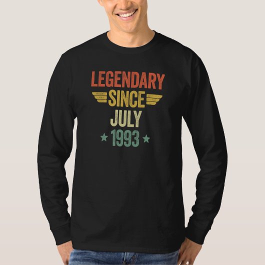 Legendary Since July 1993 T-Shirt (Vorderseite)