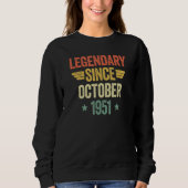 Legendary Since October 1951 Sweatshirt (Vorderseite)