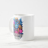 Legendary Tales - Neon Mythos Kaffeetasse (Vorderseite Links)