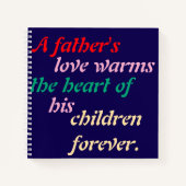 "Legendary Vater - Premium Notebook" Notizblock (Vorderseite)