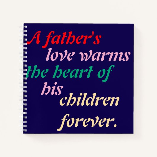 "Legendary Vater - Premium Notebook" Notizblock (Vorderseite)