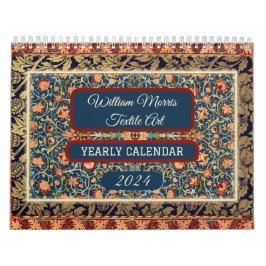 Legendary William Morris Textile Designs Kalender