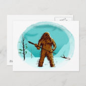 Legendary Yeti Bigfoot Big Foot Geschenke Postkart Postkarte (Vorne/Hinten)