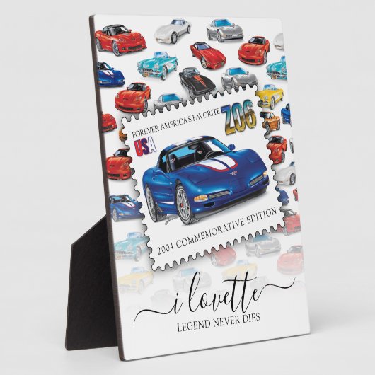 Legendary Z06 Vette und Generations Design Fotoplatte (Seite)