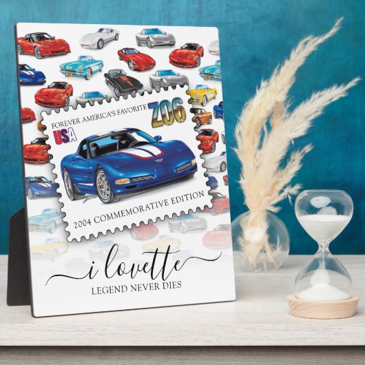 Legendary Z06 Vette und Generations Design Fotoplatte (Seite)