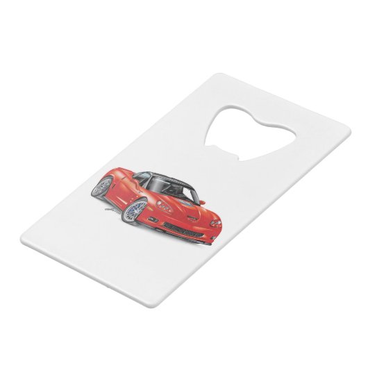 LEGENDARY Z-R-ONE AUTOMOBILE ART GELDBEUTEL FLASCHENÖFFNER (Rückseite Schrägansicht)