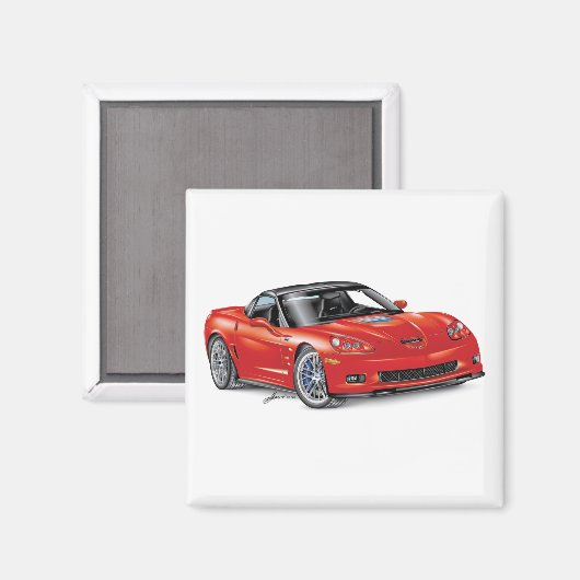 LEGENDARY Z-R-ONE AUTOMOBILE ART MAGNET (Vorderseite/Rückseite)
