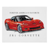 LEGENDARY Z-R-ONE AUTOMOBILE ART POSTER (Vorderseite)