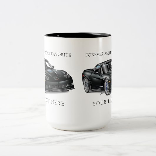 LEGENDARY ZEE-R-ONE AUTOMOBILE ART ZWEIFARBIGE TASSE (Mittel)