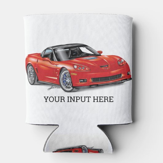LEGENDARY ZR-1 AUTOMOBILE ART CAN COOLER DOSENKÜHLER (Rückseite)