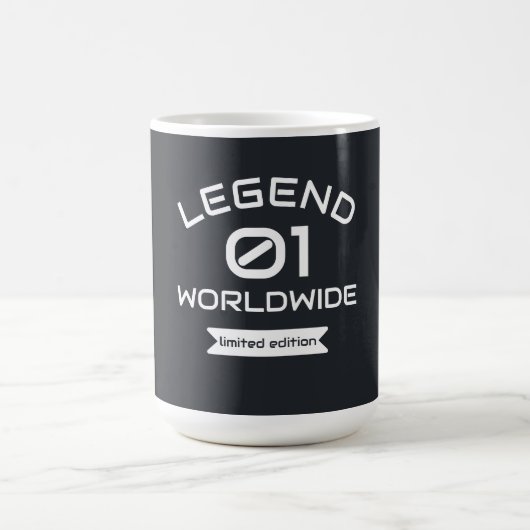 Legende 01 Weltweit limitierte Auflage Kaffeetasse (Mittel)