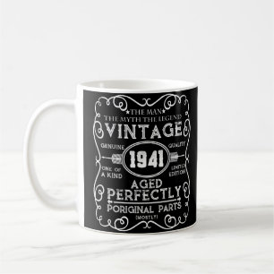 Legende 1941 Mann Mythos 80. Geburtstag Kaffeetasse